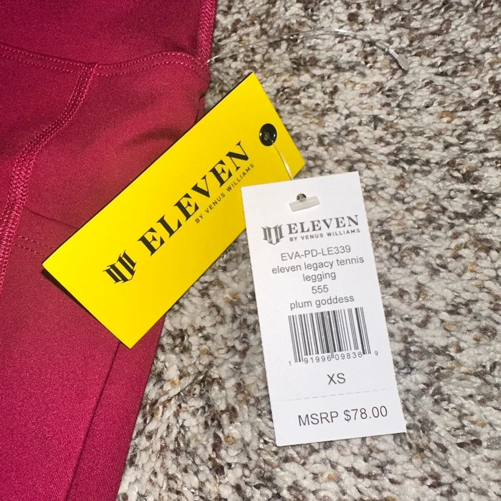 Eleven By Venus Williams Tennis Leggings NWT Size XS‎